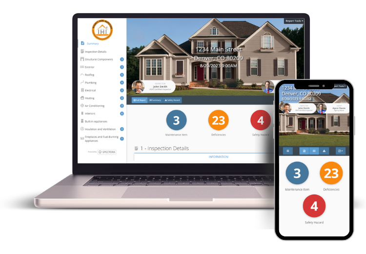 Our Spectora reports can be viewed on any device!